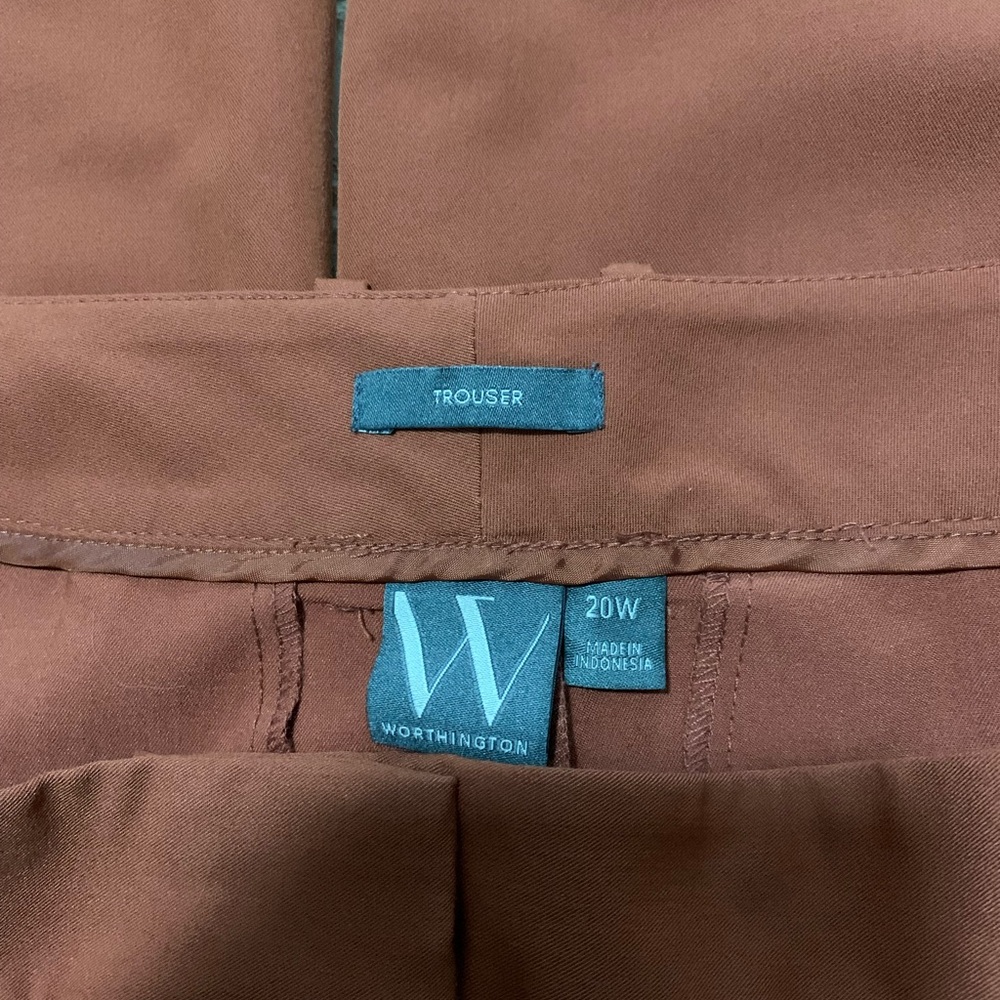 Worthington Rust Trousers - Picture 2 of 2